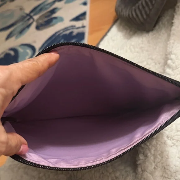 Coach Black and Silver Animal Print Clutch/tablet bag padded - Picture 7 of 16